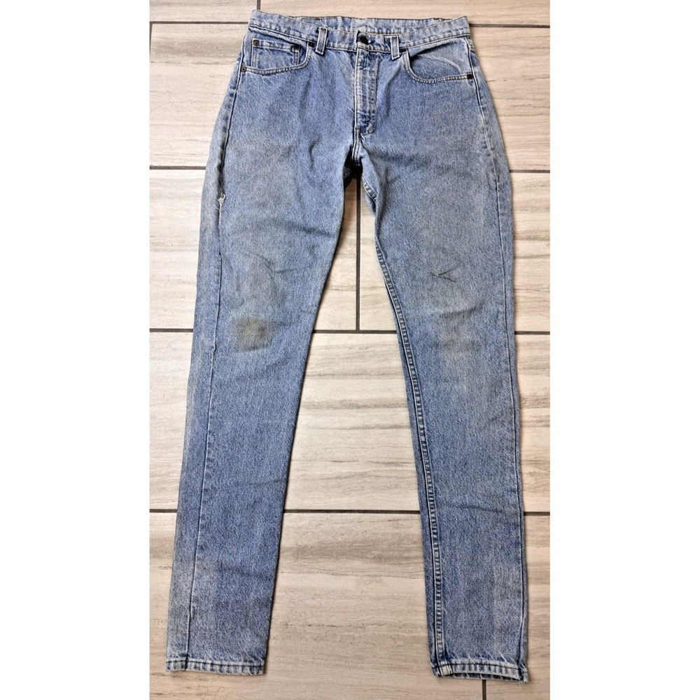 Vintage Distressed USA Levi's 505 Regular Fit Tapered‎ Leg Men's 34x36 (actual)